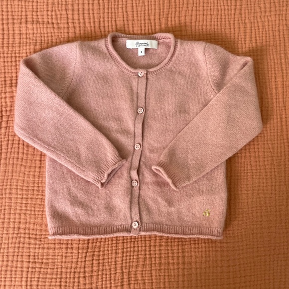 Bonpoint Other - NWOT Bonpoin Cashmere Sweater Cardigan for Girl 2T
